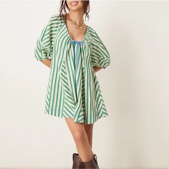 Free People Bop Around Striped Jumper in EUC - Picture 1 of 4